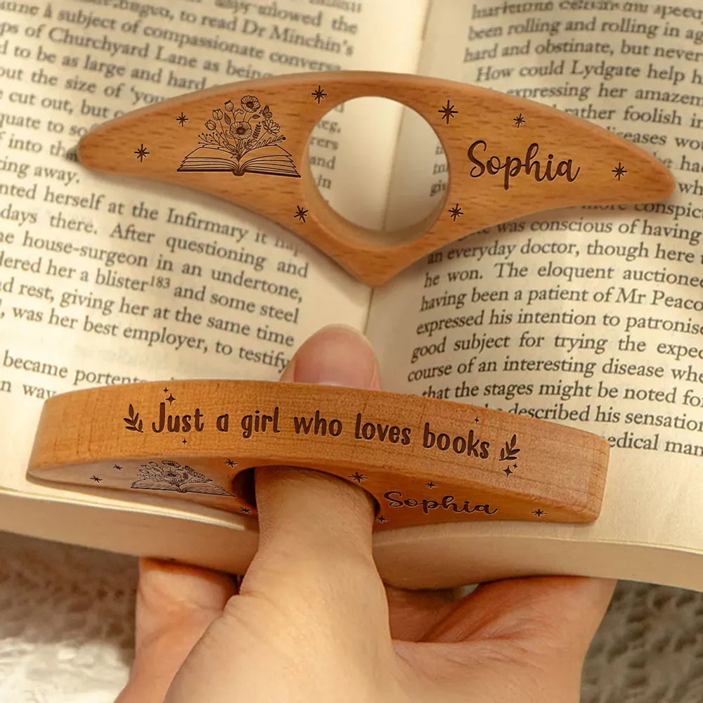 Personalized Book Page Holders