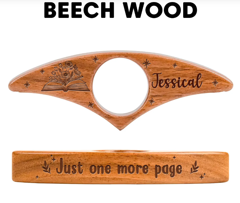 Personalized Book Page Holders