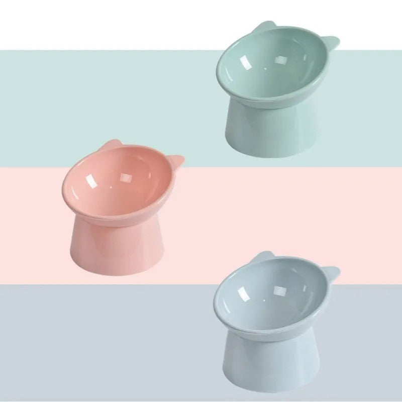 Elevated Pet Bowl for Dogs and Cats - Cervical Vertebra Protection