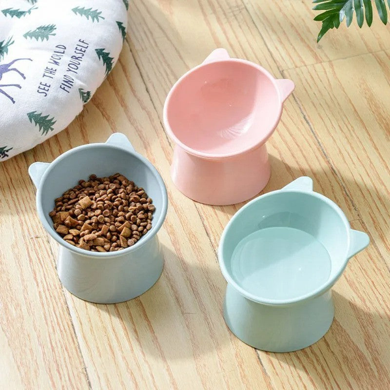 Elevated Pet Bowl for Dogs and Cats - Cervical Vertebra Protection