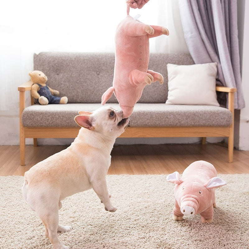 Pig Chew Toys For Dog - Funny Durable Plush Dog Toys