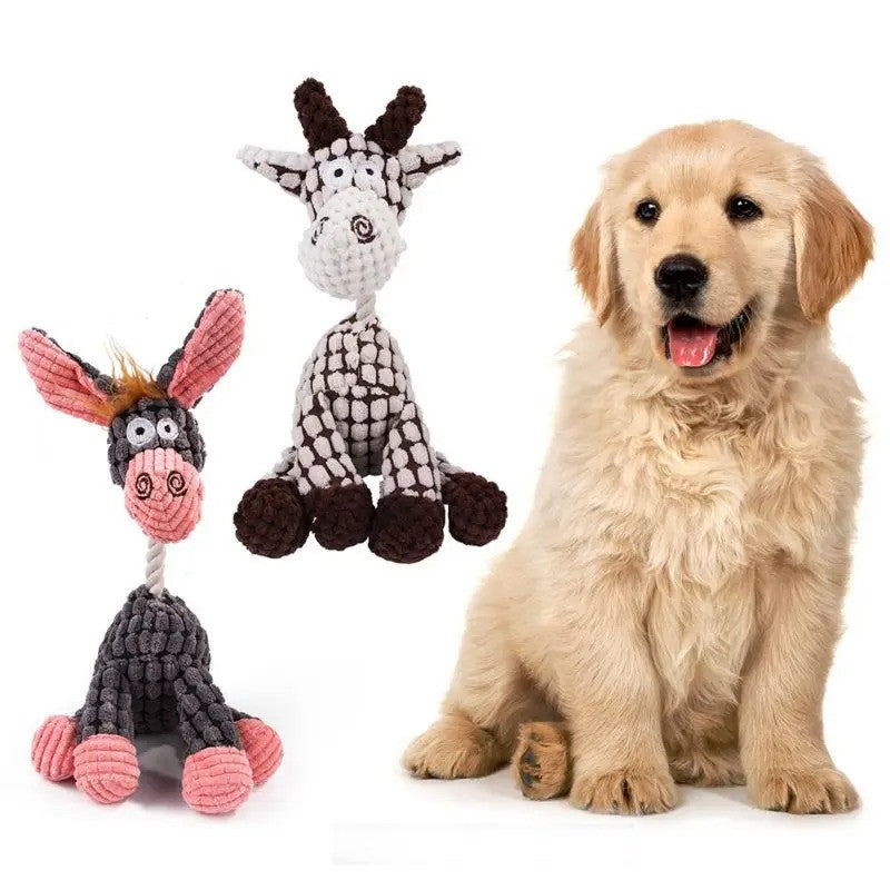 Donkey Squeaky Dog Chew Toy