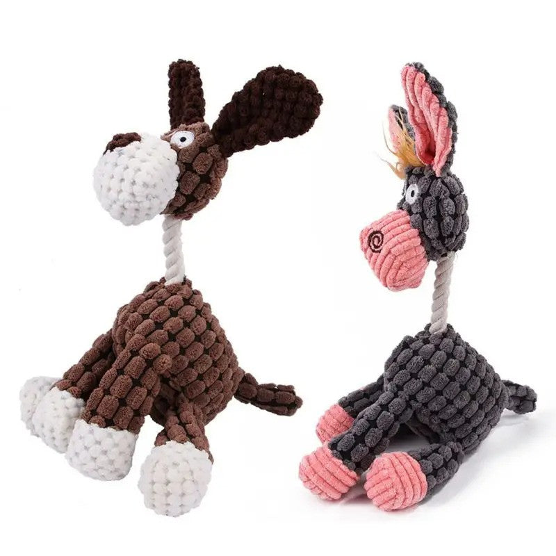 Donkey Squeaky Dog Chew Toy