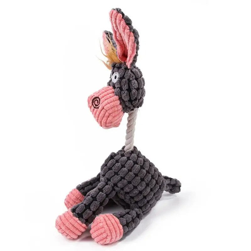 Donkey Squeaky Dog Chew Toy