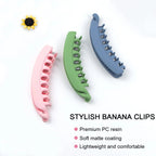Large Banana Non-slip Vintage Hair Clips