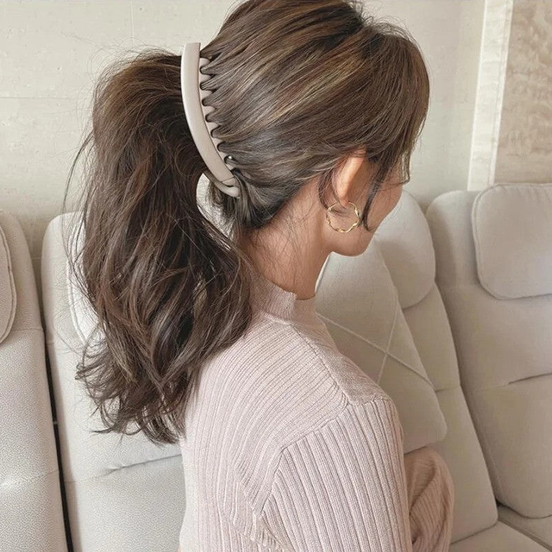 Large Banana Hair Clips Non-slip Ponytail Holder Clip for Women and Girls