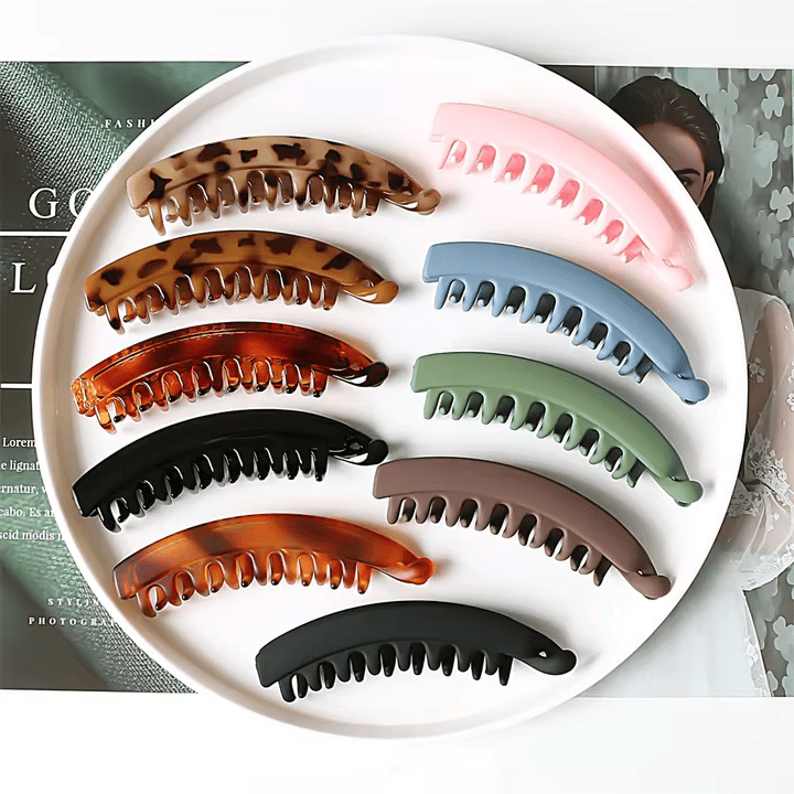 Large Banana Hair Clips Non-slip Ponytail Holder Clip for Women and Girls