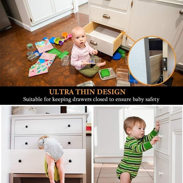 Ultra-thin Invisible Cabinet Door Magnets