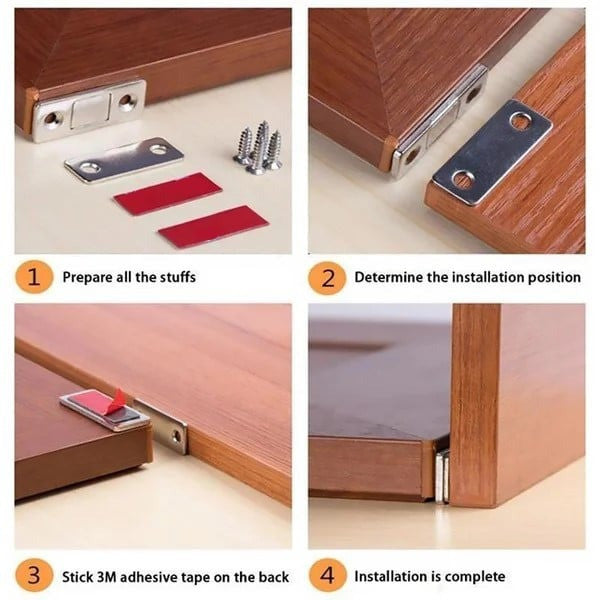 Ultra-thin Invisible Cabinet Door Magnets