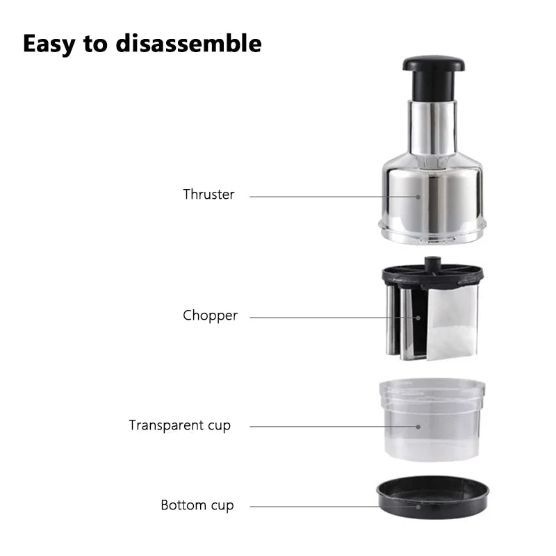 Multifunction Manual Food Chopper & Grinder