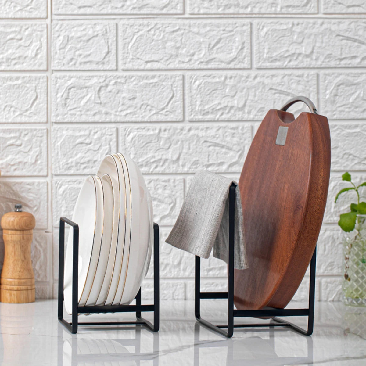 Multi-Purpose Kitchen Pot, Plate, Bowl & Dish Drainage Organizer