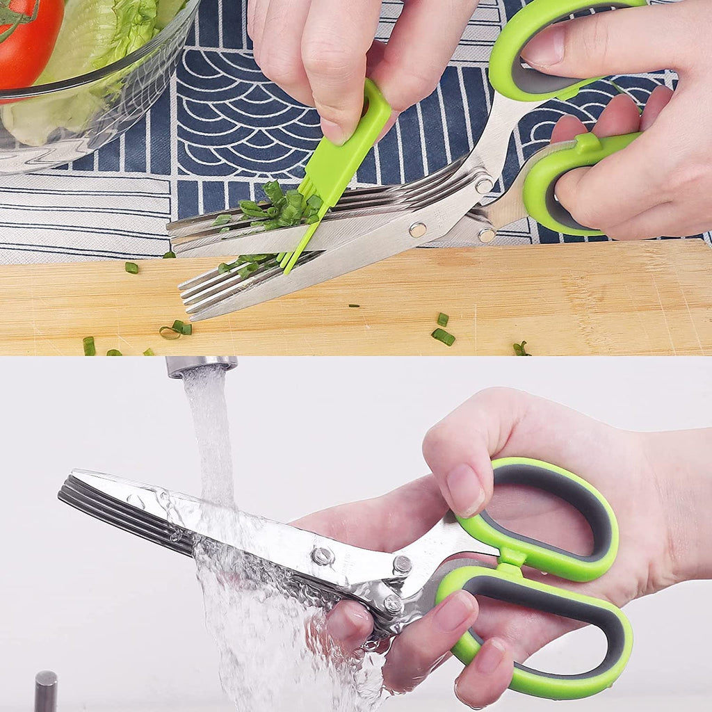 5-Blade Kitchen Salad Scissors
