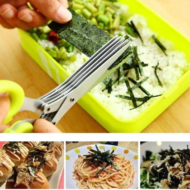 5-Blade Kitchen Salad Scissors
