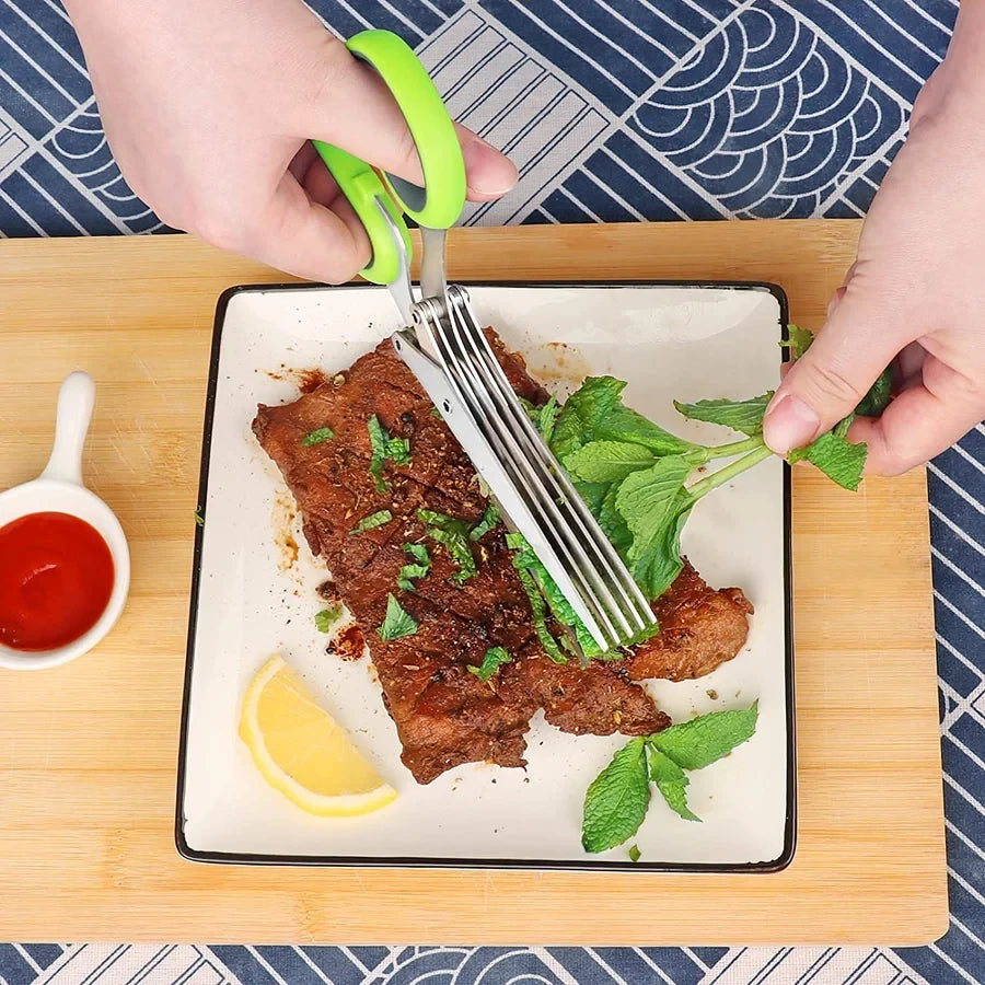 5-Blade Kitchen Salad Scissors