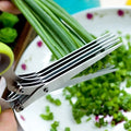 5-Blade Kitchen Salad Scissors