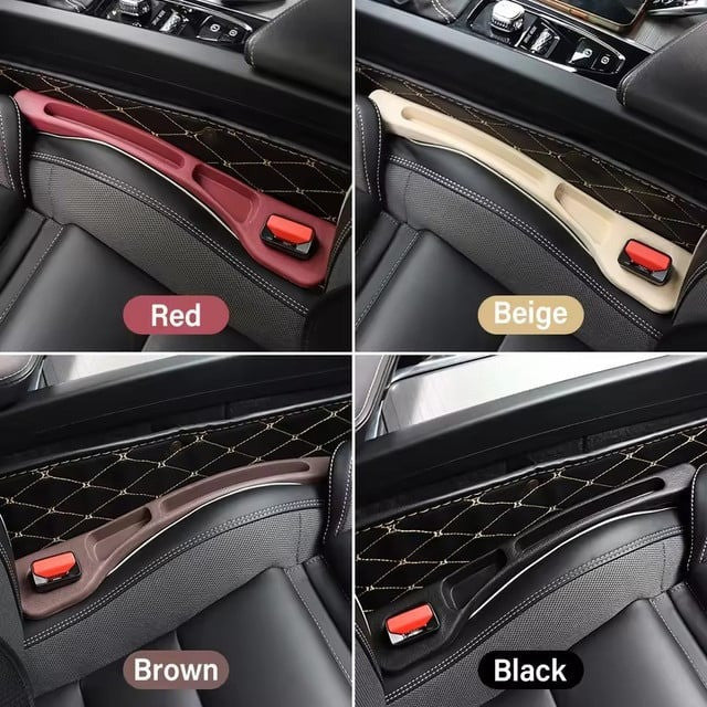 Car Seat Gap Filler - Stop Drops & Keep Your Car Organized - Set of 2 Pcs