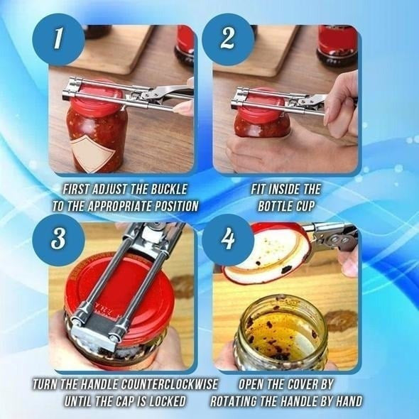 Adjustable Stainless Steel Can Opener