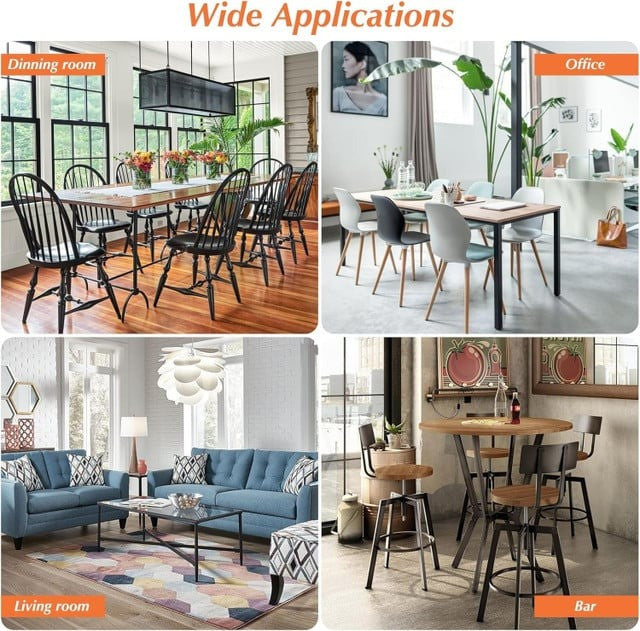 Transparent Chair Leg Floor Protector