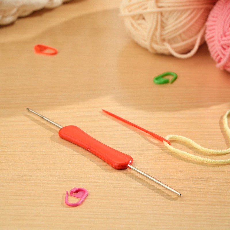 Hand-Knitted Rose Blanket DIY Kit & Ready-Made Gift for Your Loved One