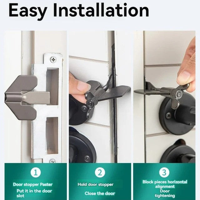 Portable Door Lock - Your Compact Guardian for Security and Peace of Mind