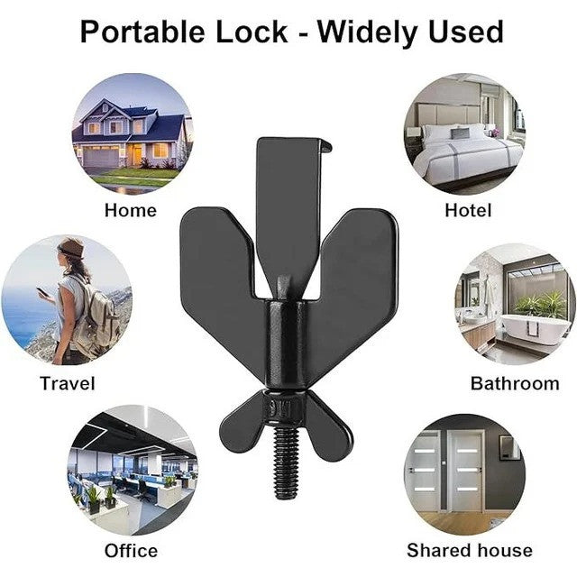 Portable Door Lock - Your Compact Guardian for Security and Peace of Mind