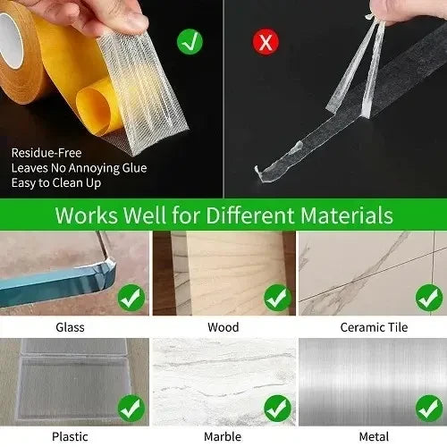 Heavy-Duty Super Sticky Clear Tape