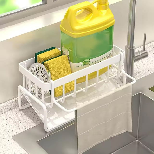 Self Draining Sink Organizer in Kitchen or Bathroom