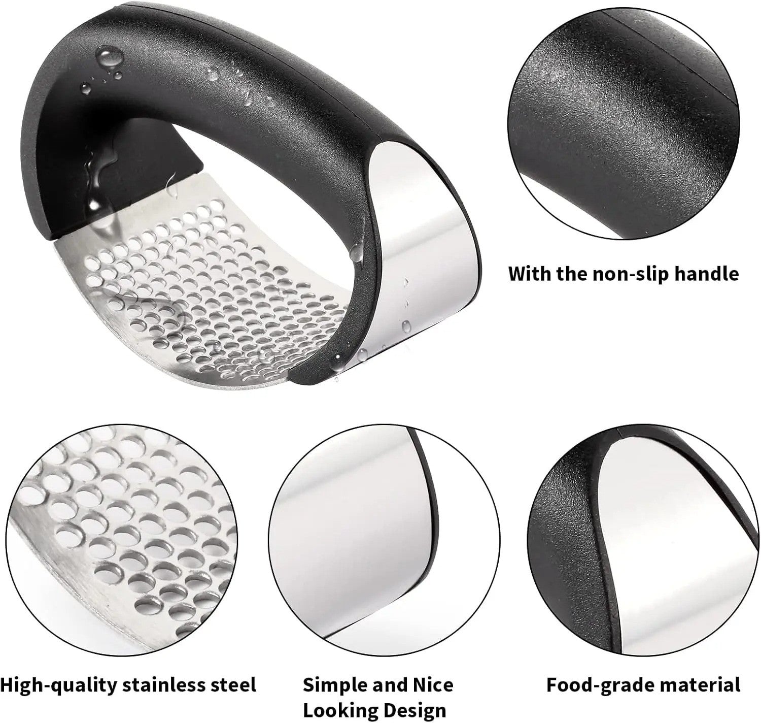 Stainless Steel Garlic Press