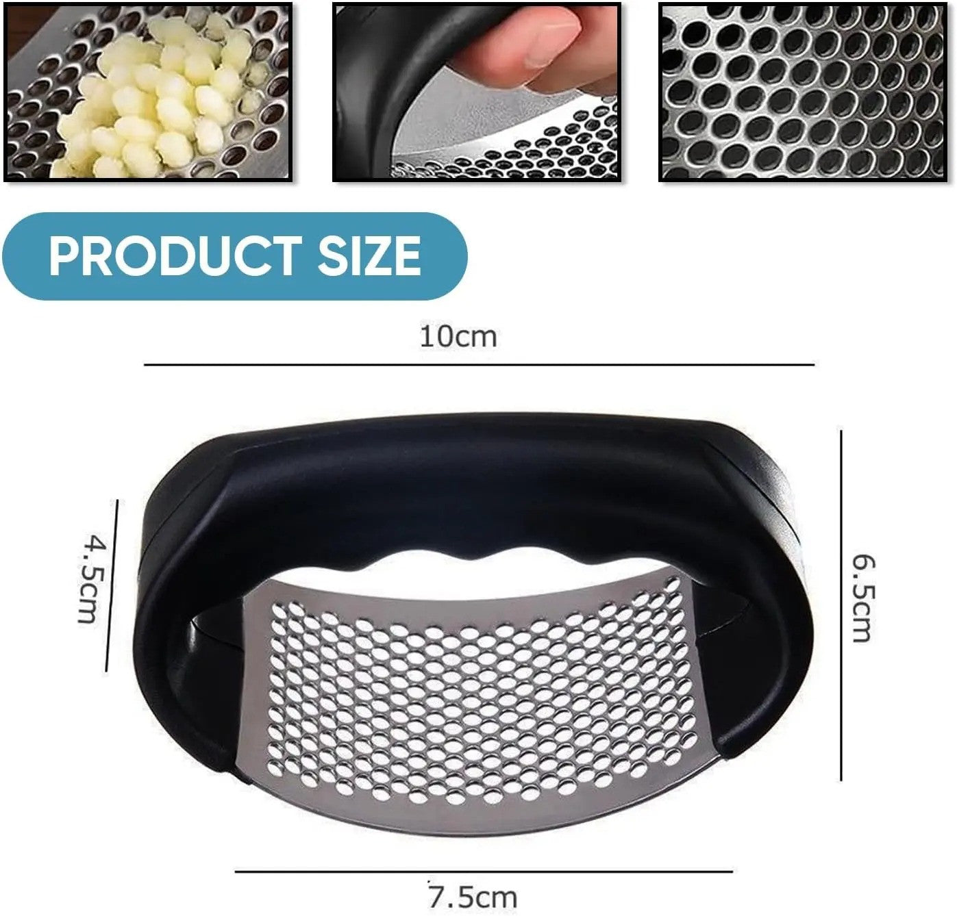 Stainless Steel Garlic Press