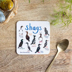 🐦 Set of 6 Bird Pun Coasters