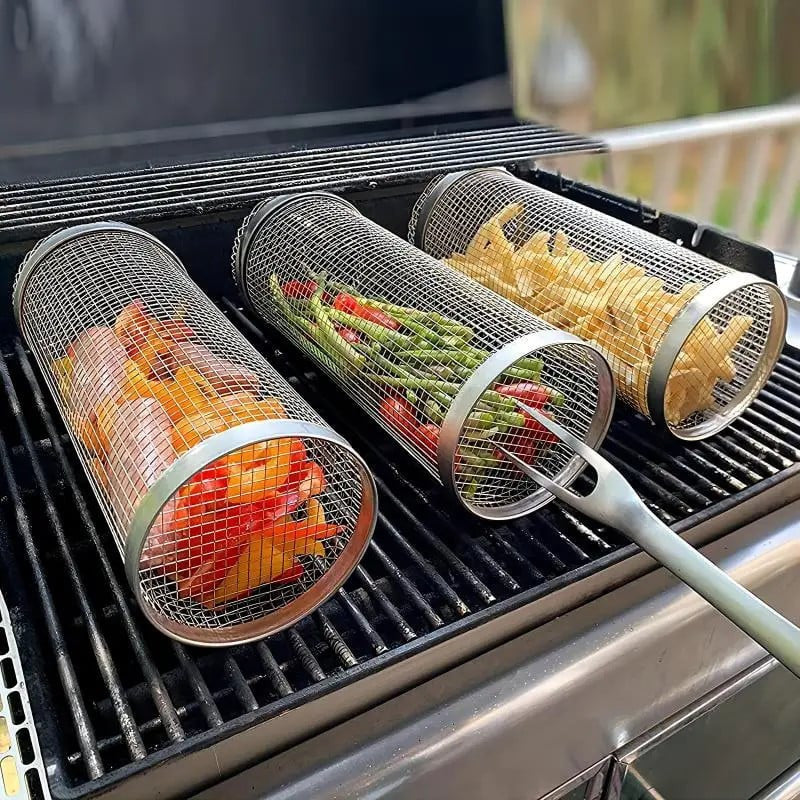 Rolling Grilling Basket