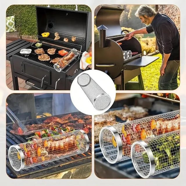 Rolling Grilling Basket