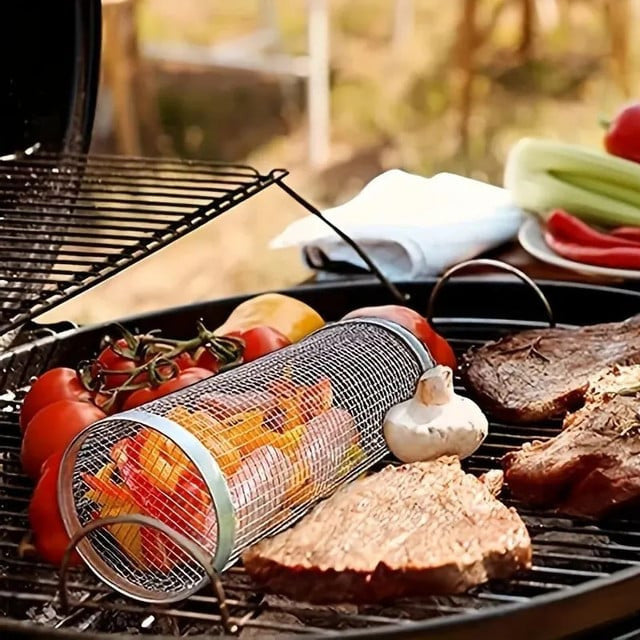 Rolling Grilling Basket