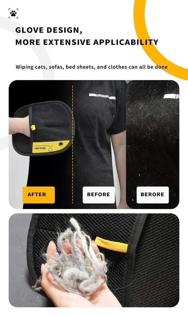 Electrostatic Grooming Gloves