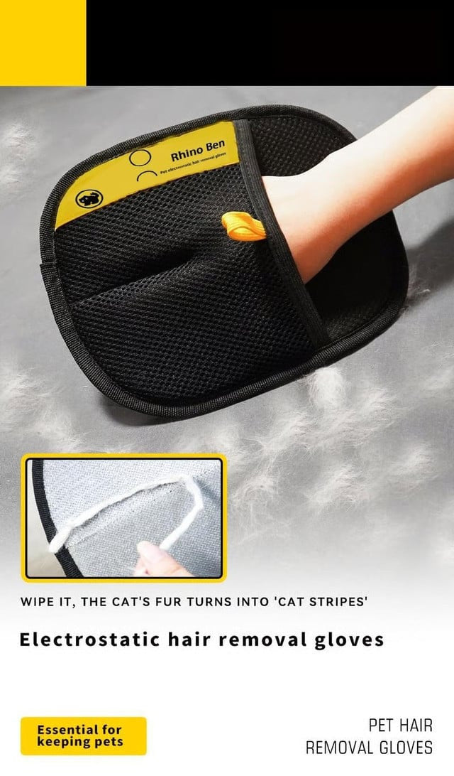 Electrostatic Grooming Gloves