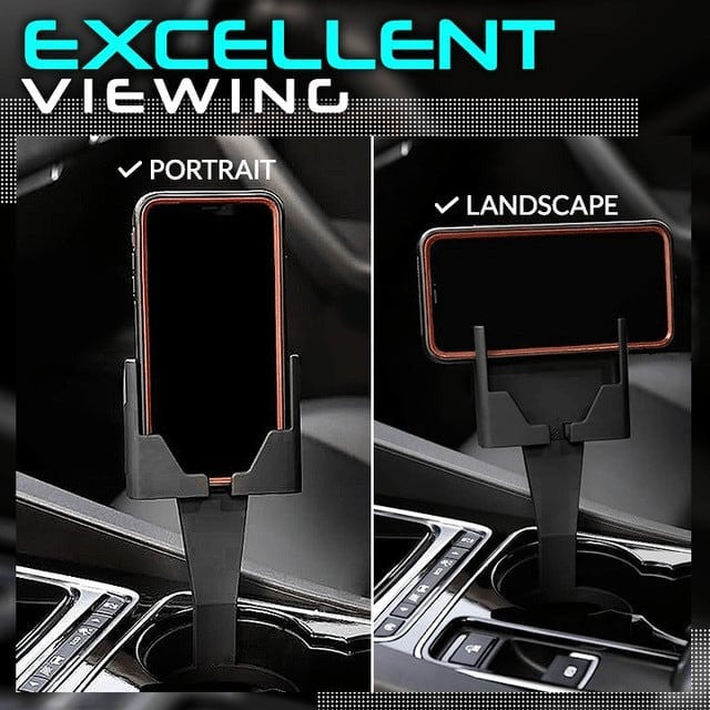 360 Car Mount & Cup Holder - Keep Your Phone and Drink Secure on Every Drive