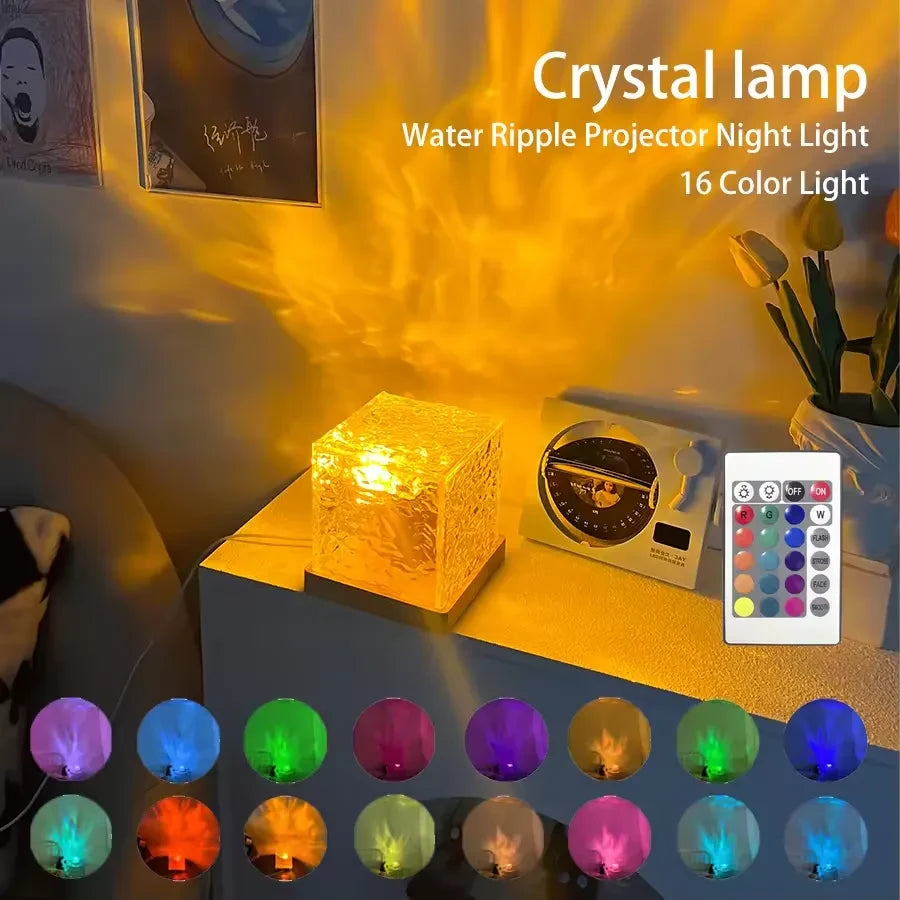 Water Ripple Projector Cube