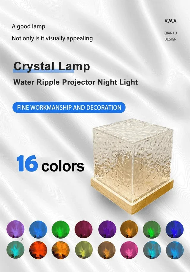 Water Ripple Projector Cube