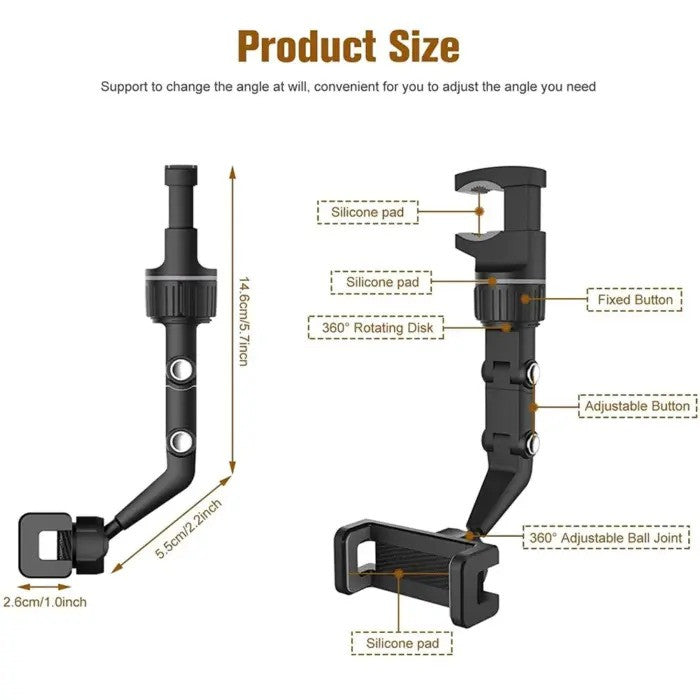 1080 Degree Rotatable Universal Phone Holder