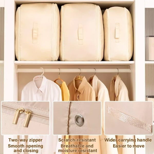 Ultra Space-Saving Self Compression Organizer