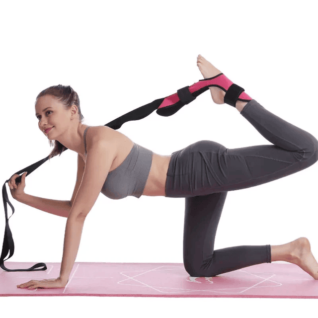 Stretching Strap with Loops and Detachable Foot