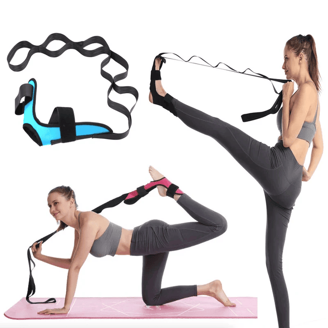 Stretching Strap with Loops and Detachable Foot