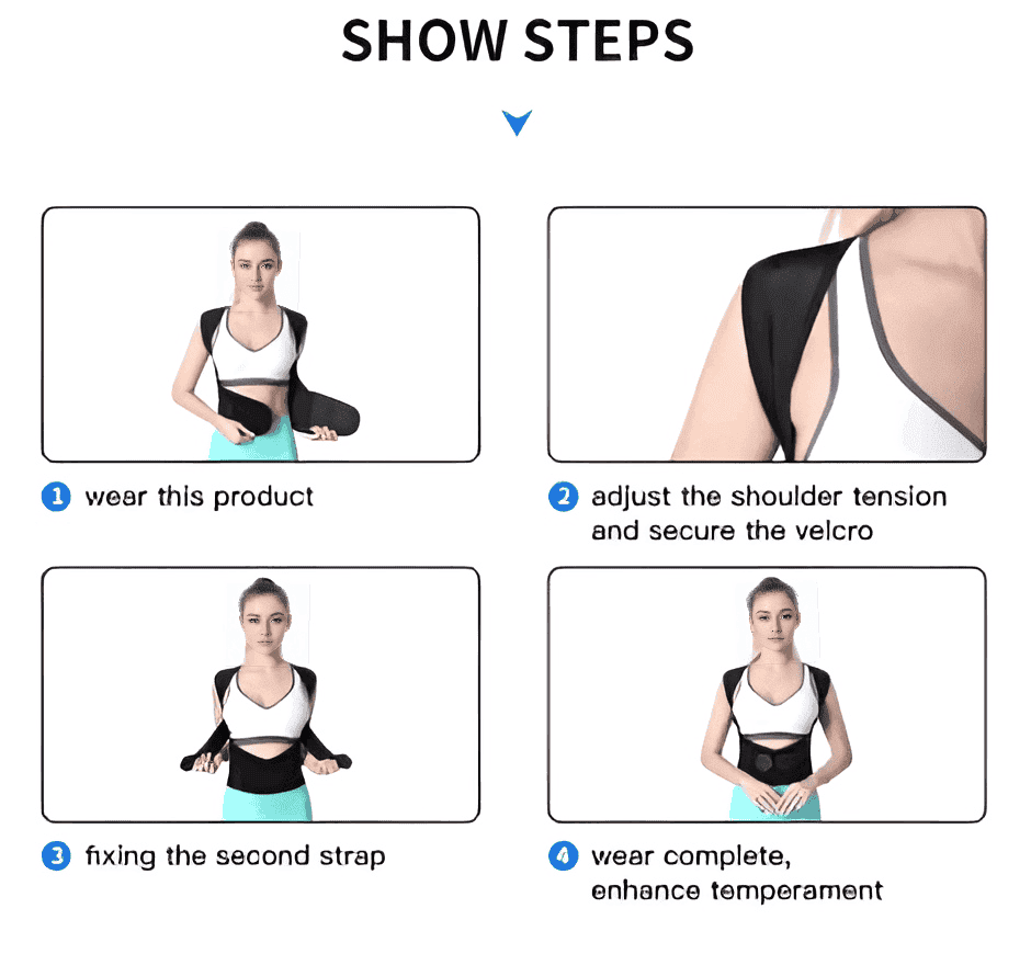 Adjustable Back Posture Unisex Belt