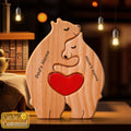 Wooden Bear Family Personalized Puzzles