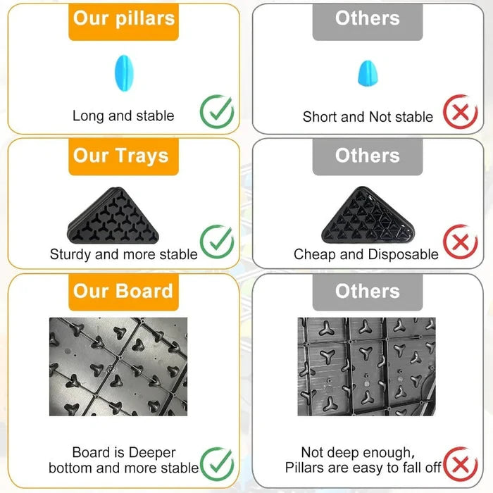 Triangle Chain Strategy Board Game ? Educational Puzzle Game for Kids & Family