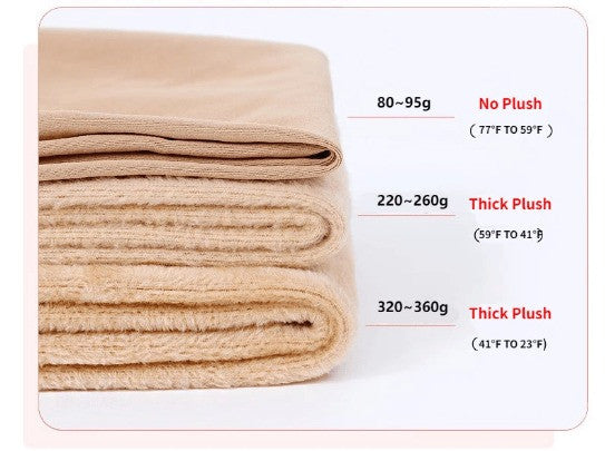 Flawless Legs Fake Translucent Warm Plush Lined Elastic Tights