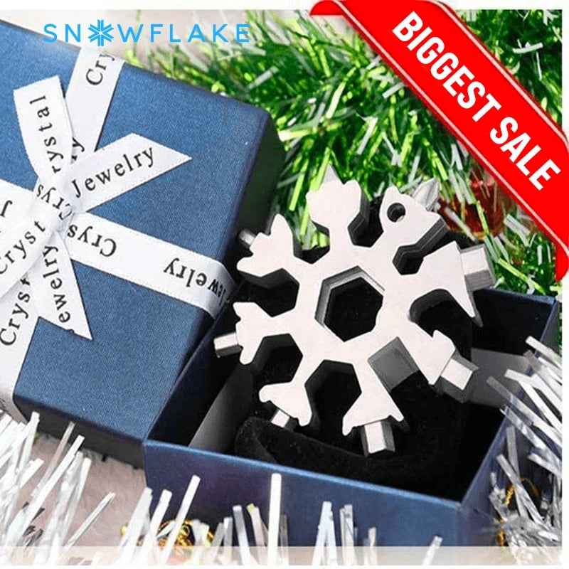 Snowflake - MultiTool 18-in-1 Stainless Steel Portable for Outdoor Adventure??