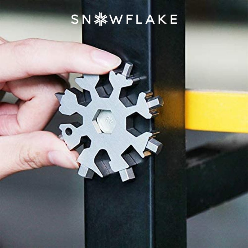 Snowflake - MultiTool 18-in-1 Stainless Steel Portable for Outdoor Adventure??