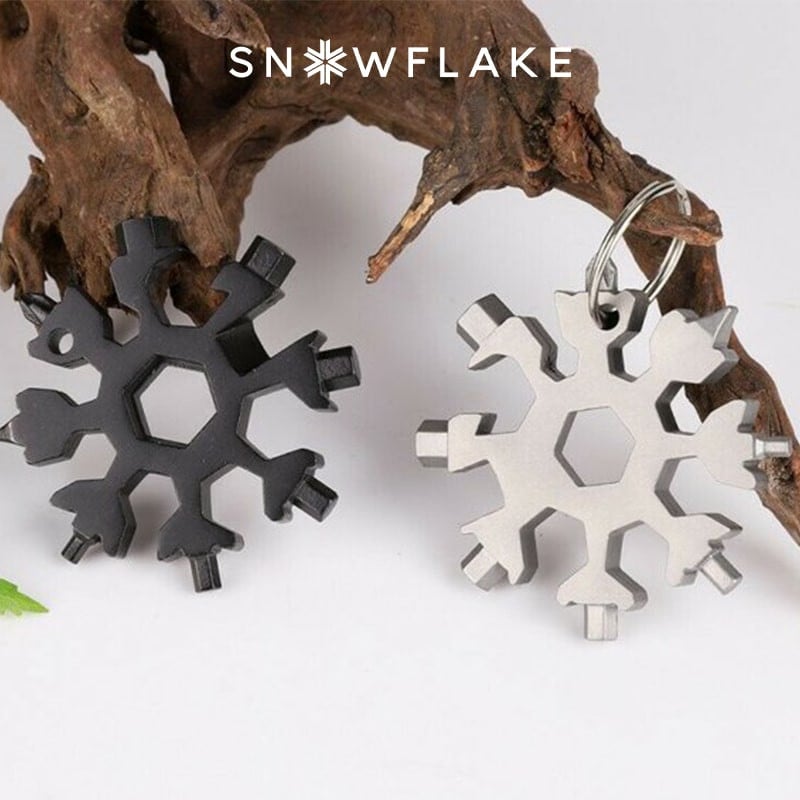 Snowflake - MultiTool 18-in-1 Stainless Steel Portable for Outdoor Adventure??