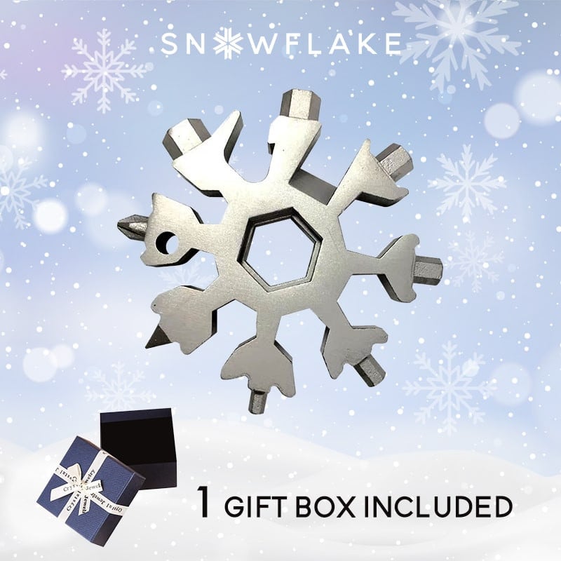 Snowflake - MultiTool 18-in-1 Stainless Steel Portable for Outdoor Adventure??